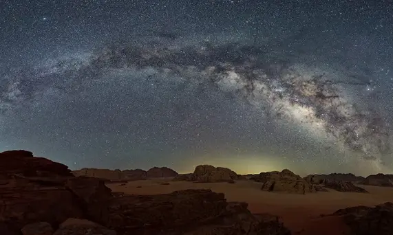 Stargazing in Wadi Rum
