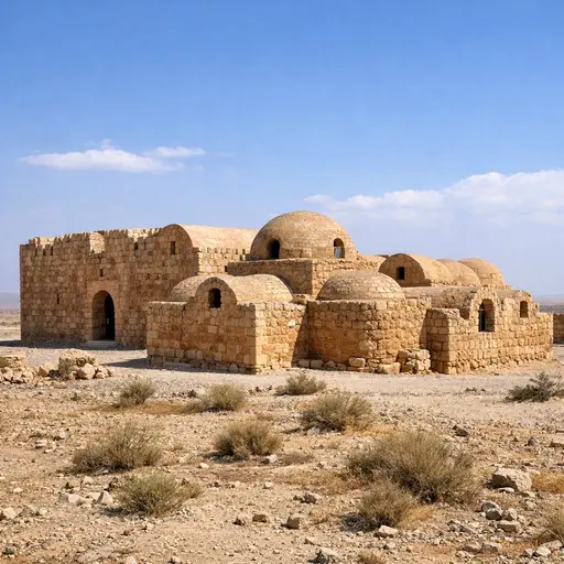Full-day desert castles and ancient city tour Jordan